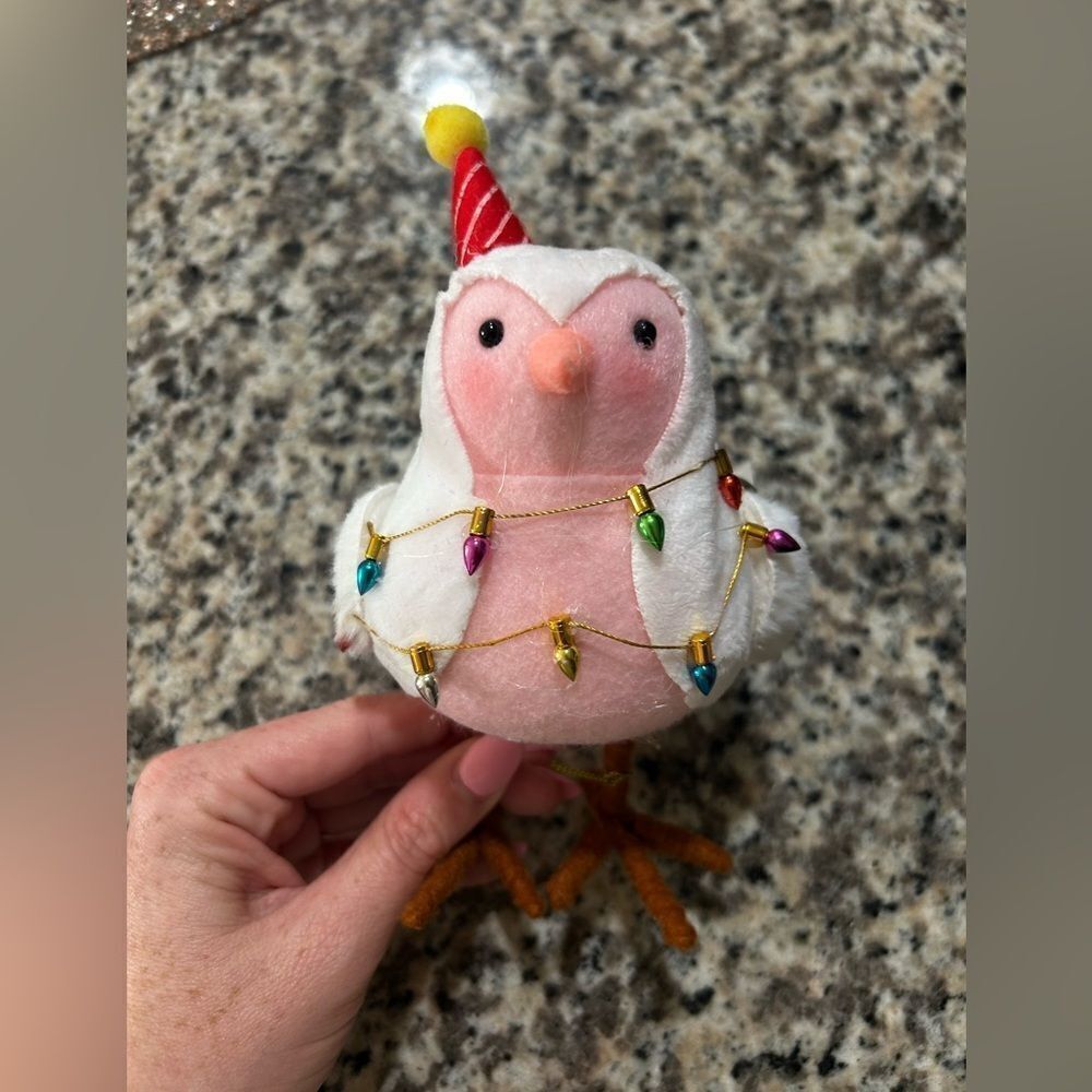 Wondershop Pink‎ and White Bird Plush